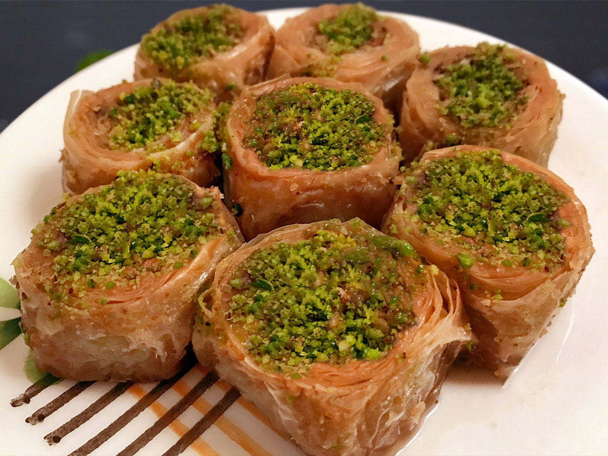 Pistachio Palace Rolls