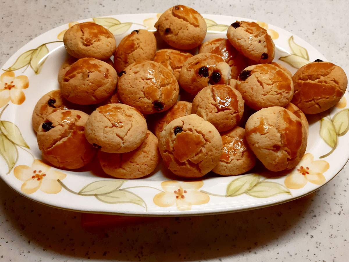 Nişastalı Üzümlü Kurabiye recipe
