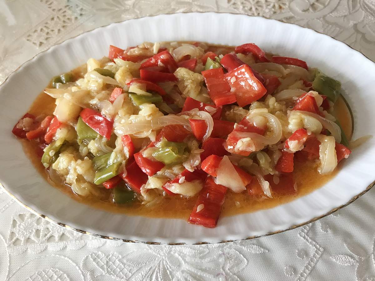 Bol Biberli Zeytinyağlı Kabak tarifi