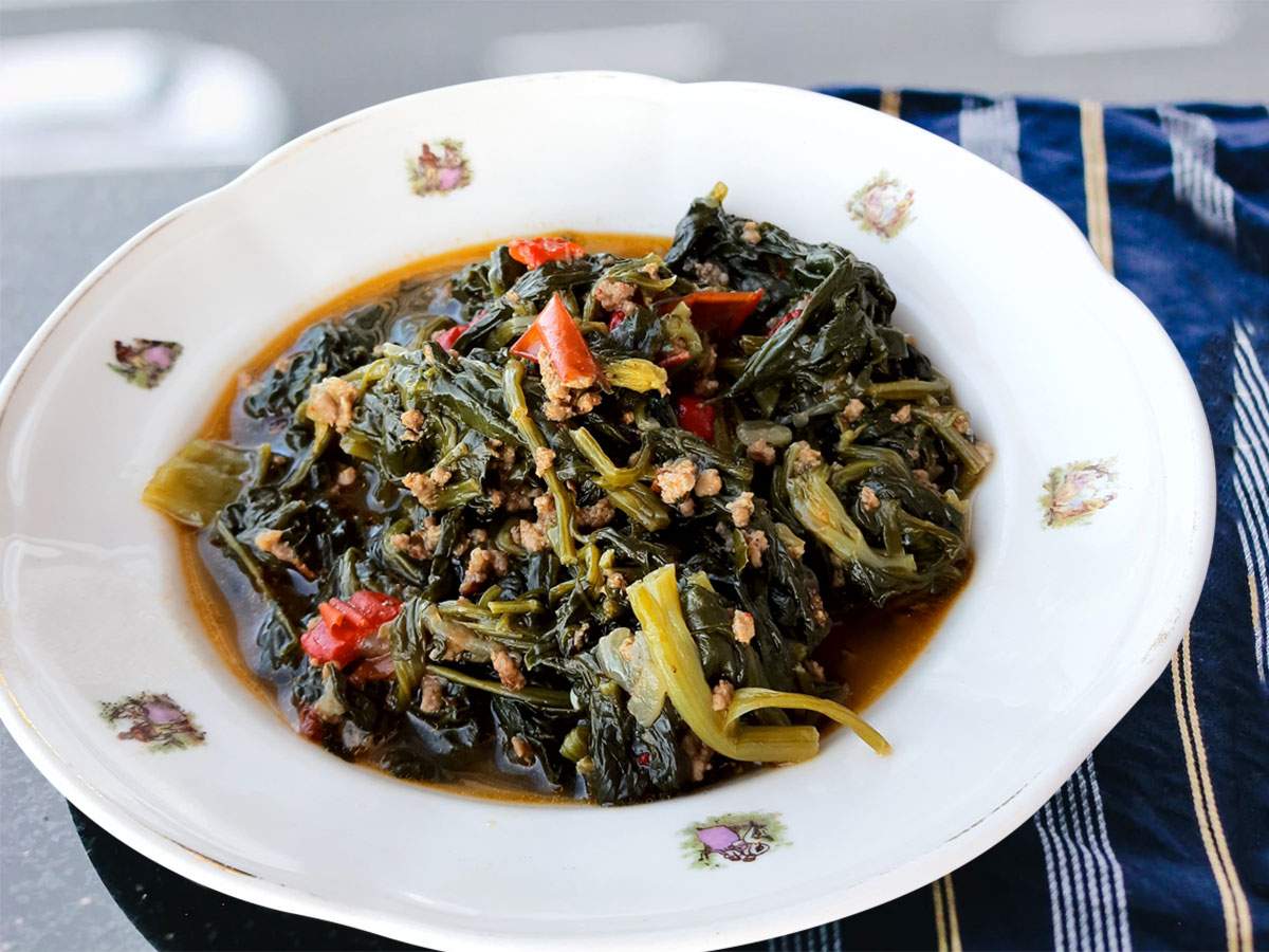 Kapya Biberli Ispanak Yemeği tarifi