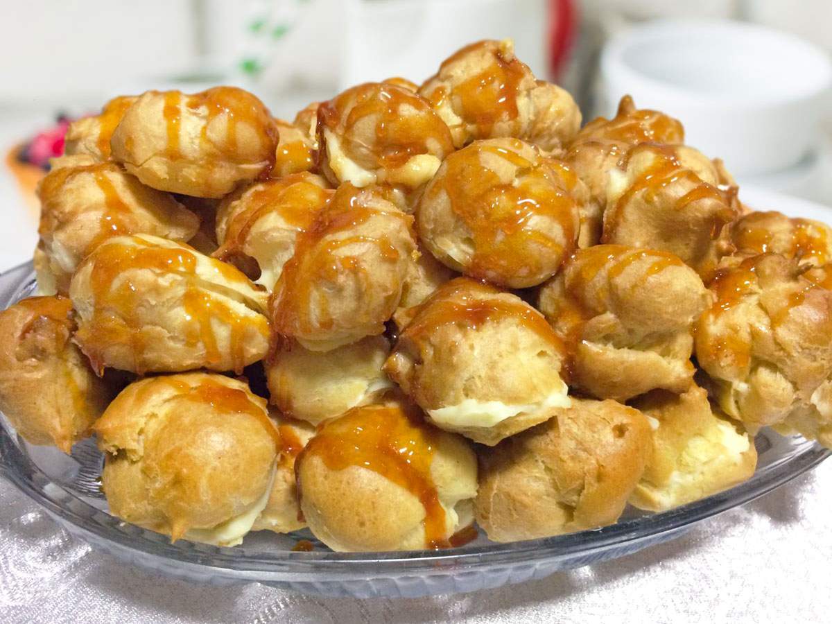 Karamelli Profiterol tarifi