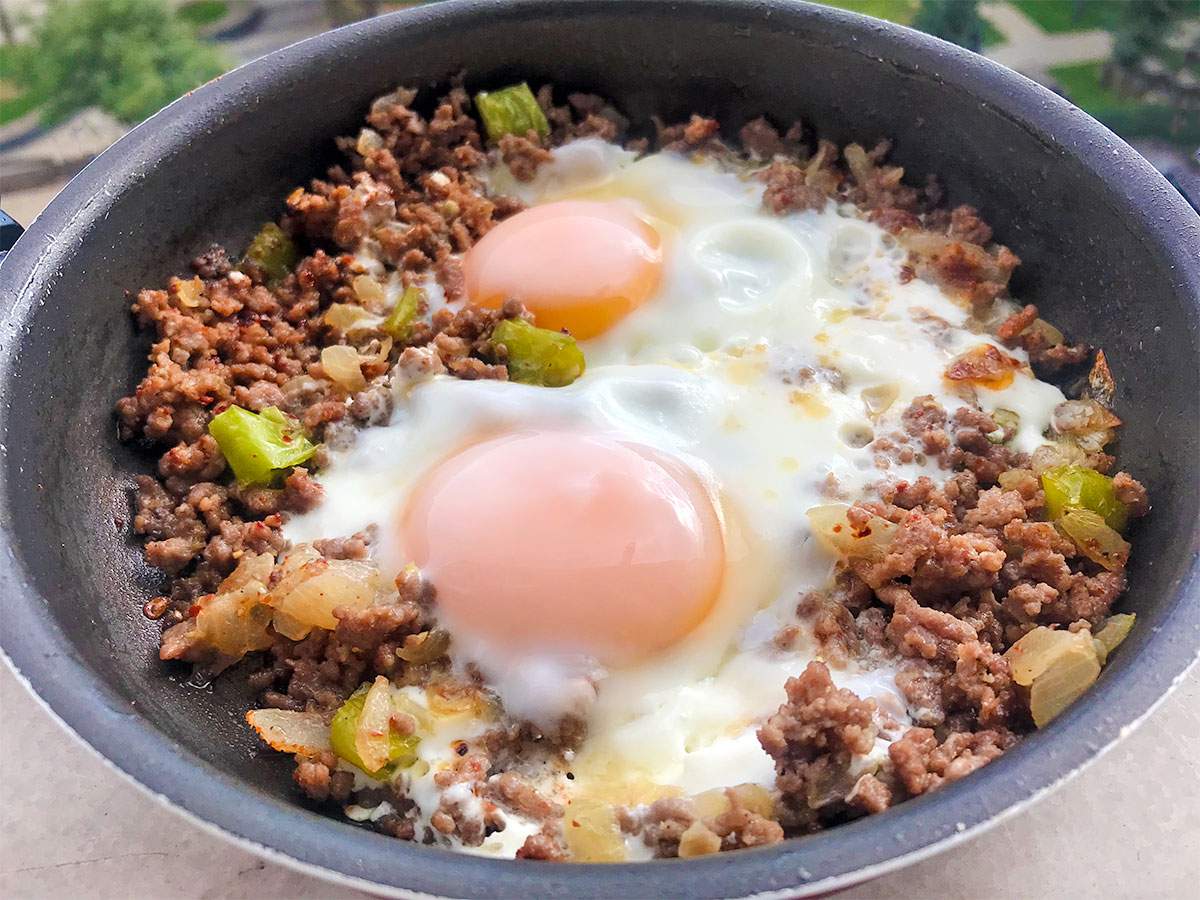 Kıymalı Yumurta tarifi