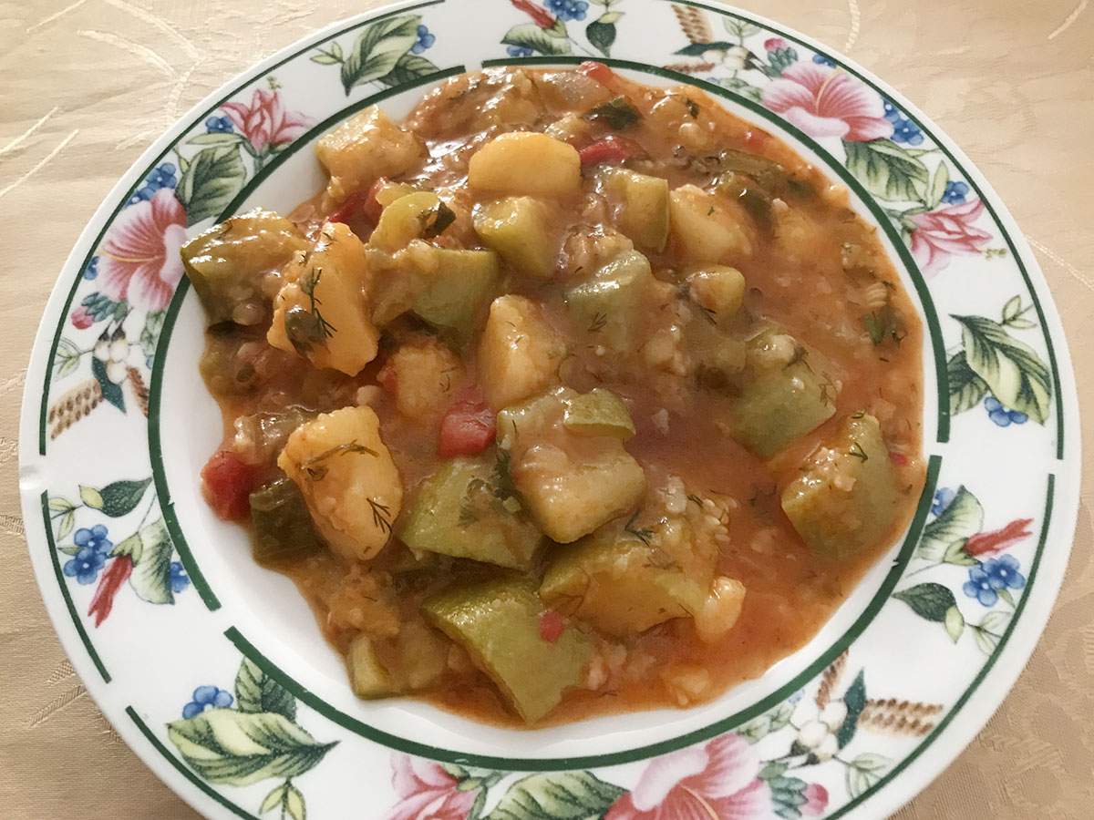 Patatesli Kabak Yemeği tarifi