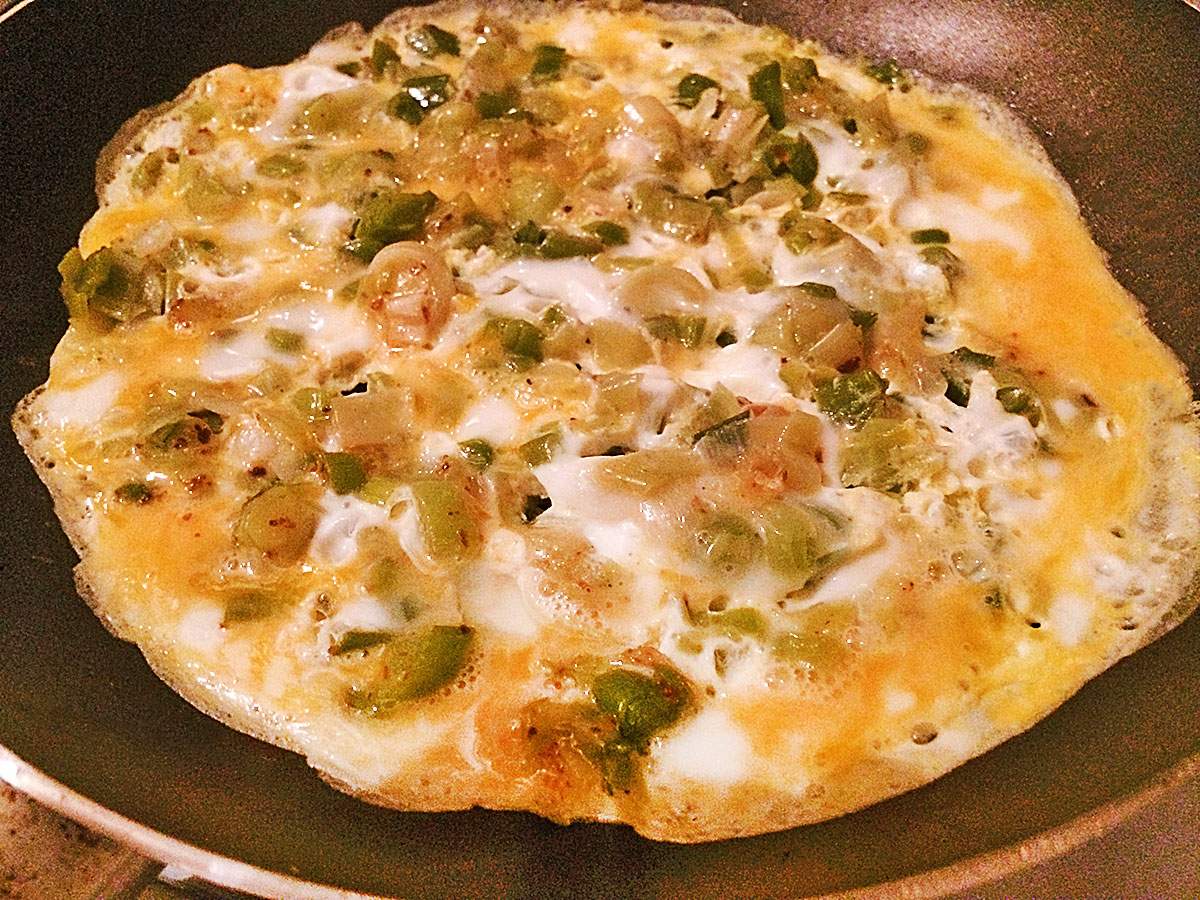 Pırasalı Omlet recipe