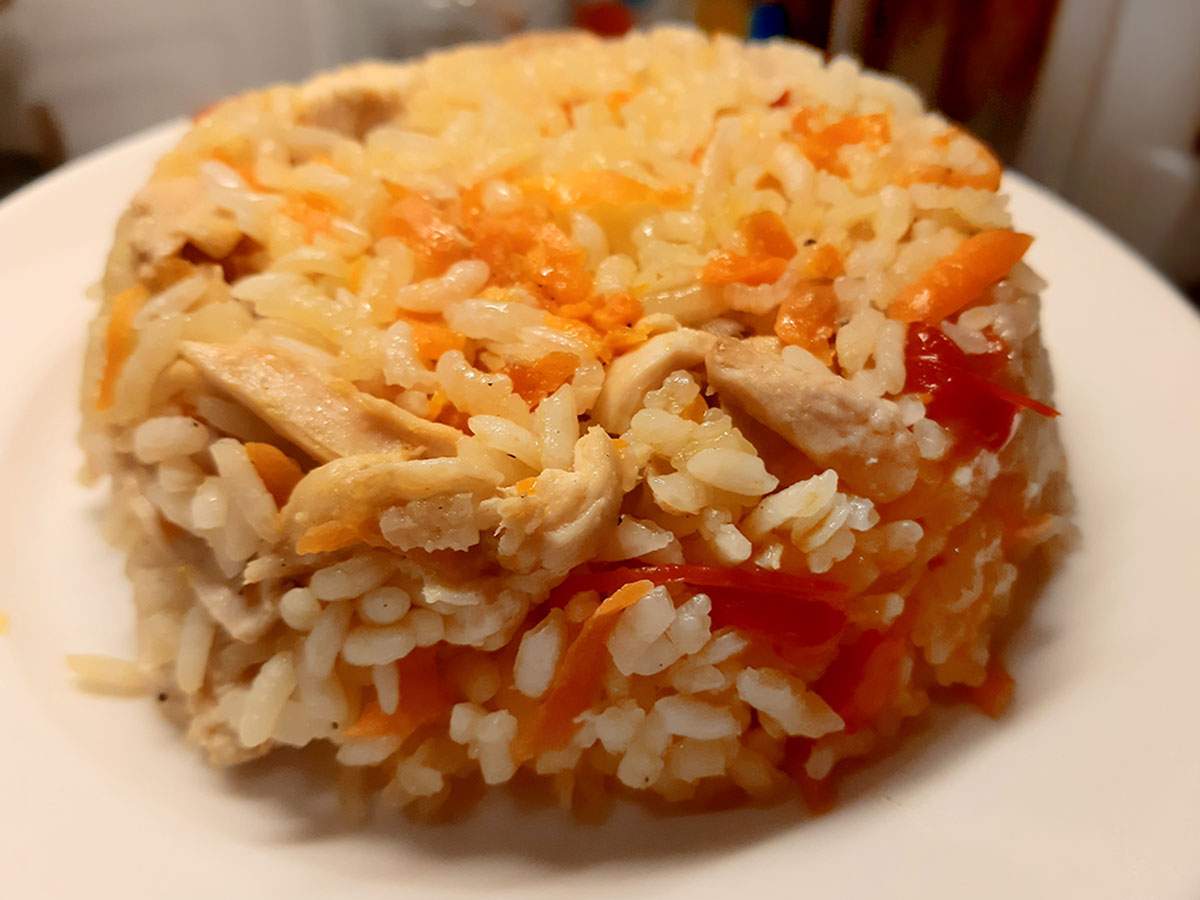 Sebzeli Tavuklu Pilav tarifi