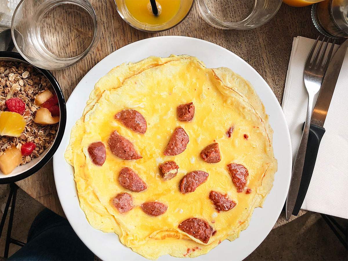 Sucuklu Omlet tarifi