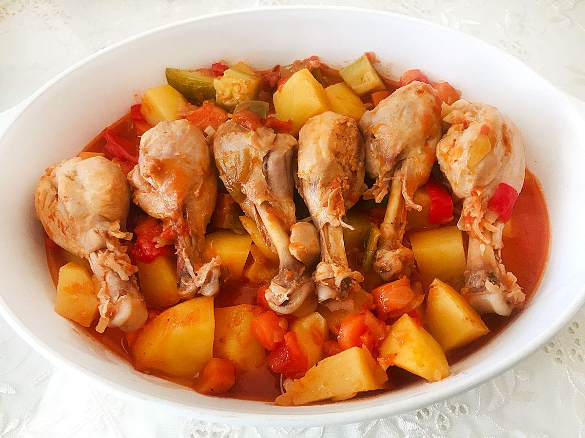 Sebzeli Tavuk tarifi