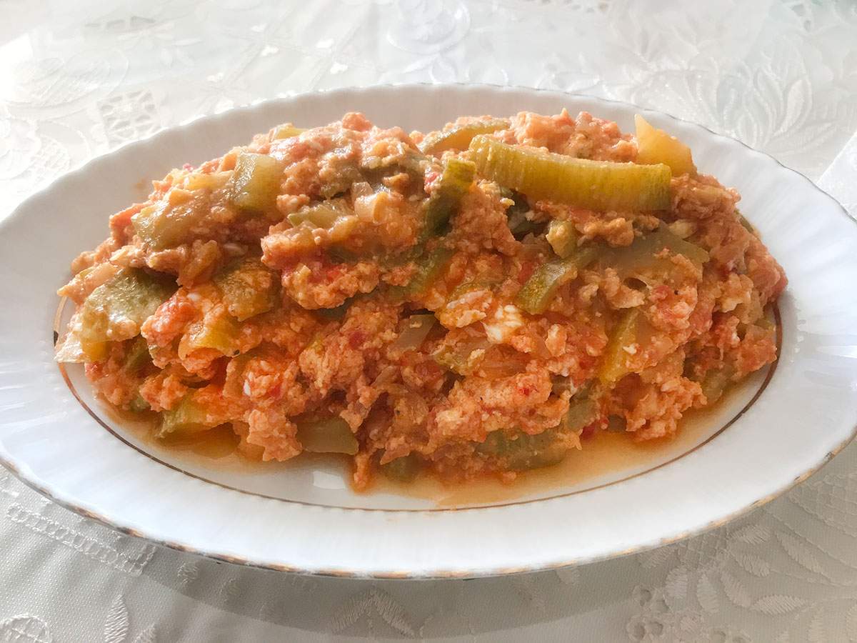 Yumurtalı Kabak Kavurma tarifi