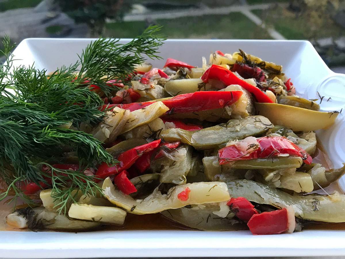 Kapya Biberli Zeytinyağlı Kabak tarifi