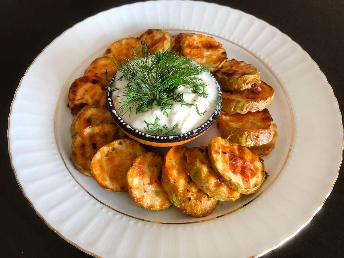 Soslu Fırın Kabak tarifi