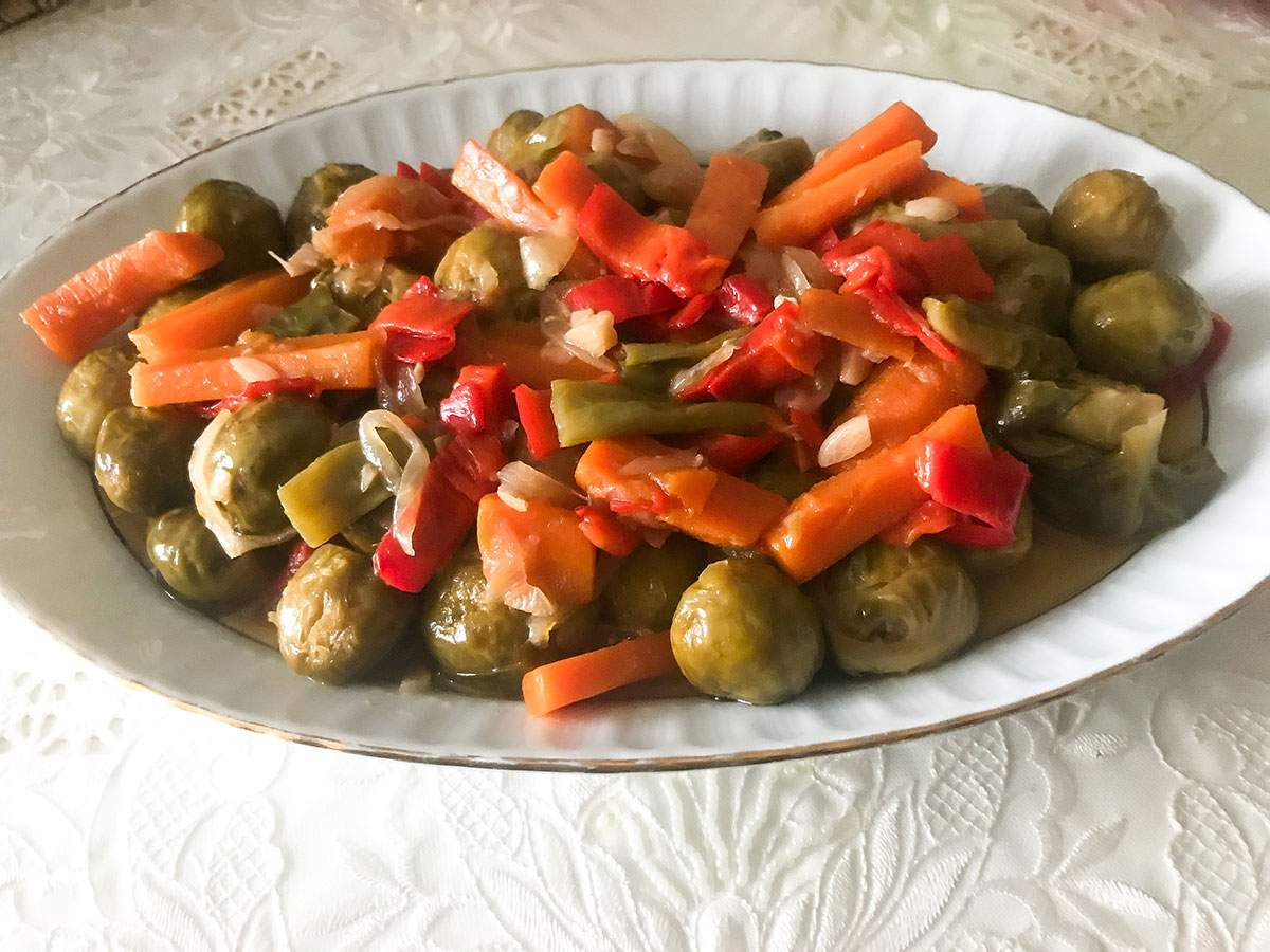 Zeytinyağlı Brüksel Lahanası tarifi