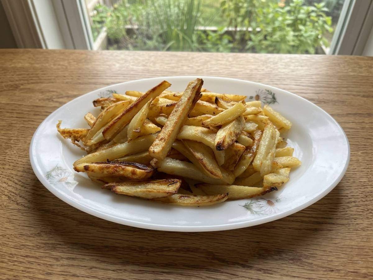 Fırında Çıtır Patates - Nişastalı Altın Sarısı Tarif tarifi