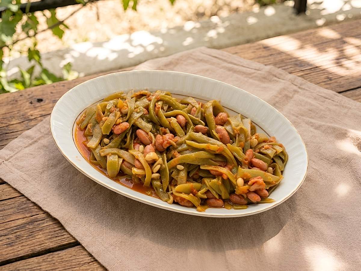 Barbunyalı Çalı Fasulyesi - Zeytinyağlı Klasik Lezzet tarifi