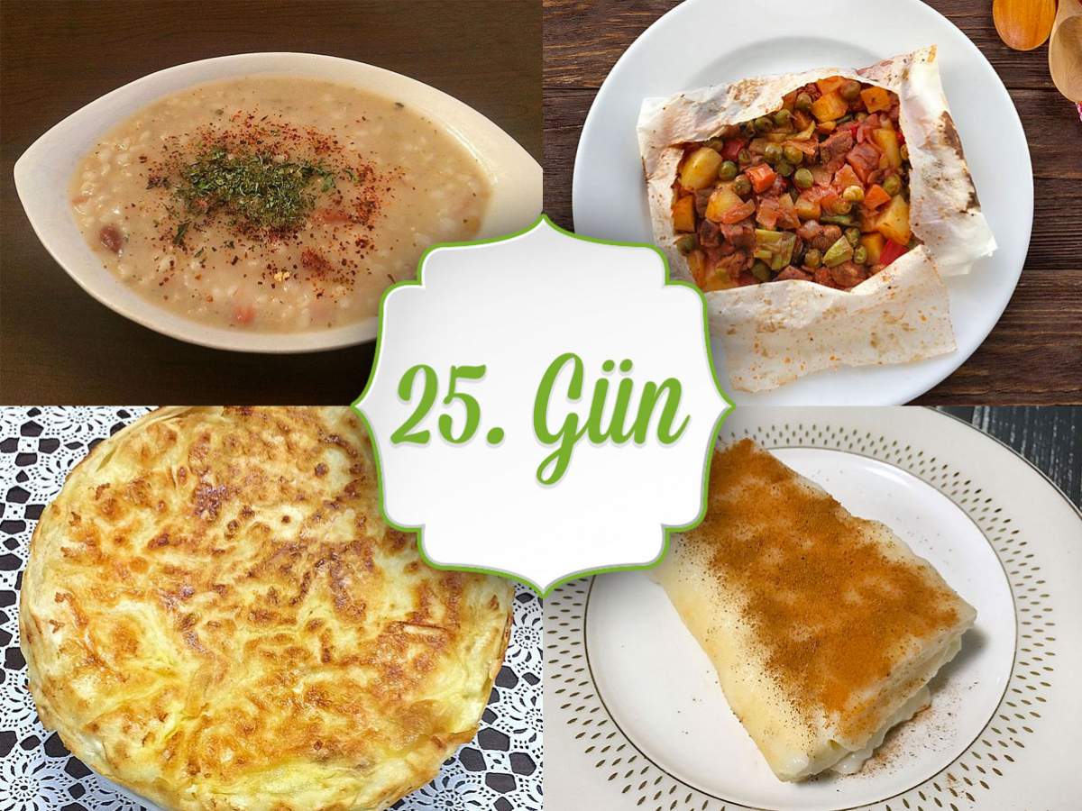 25. Gün İftar Menüsü