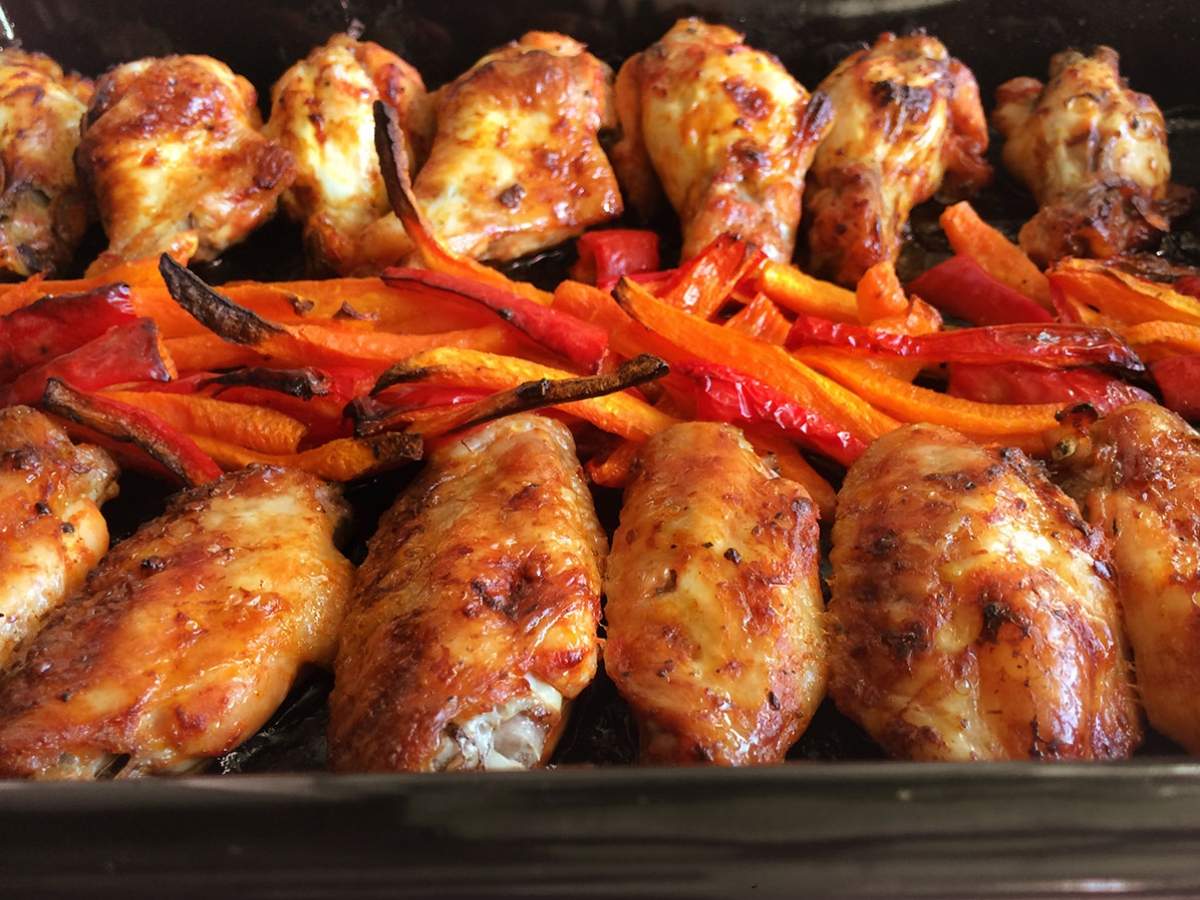 Fırında Acılı Tavuk tarifi