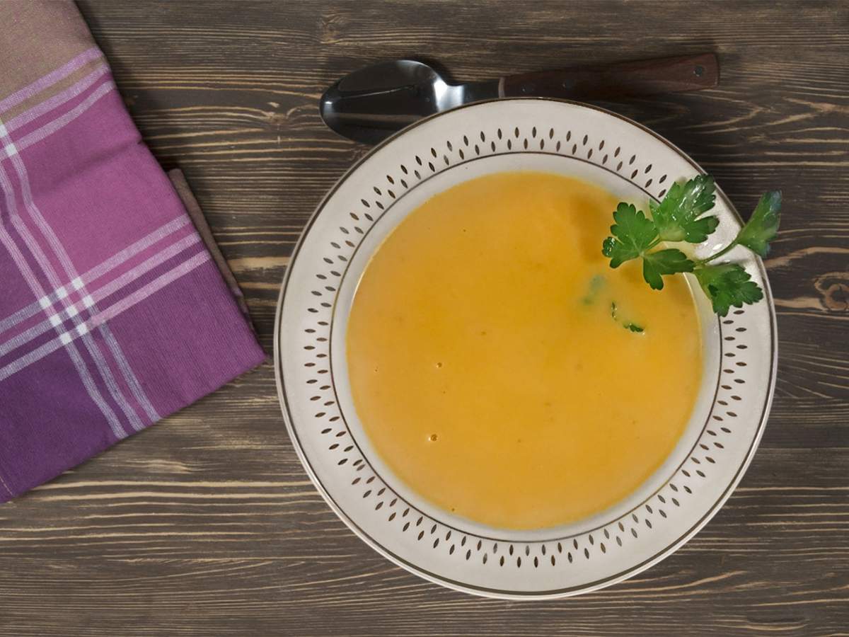 Kerevizli Bal Kabağı Çorbası tarifi