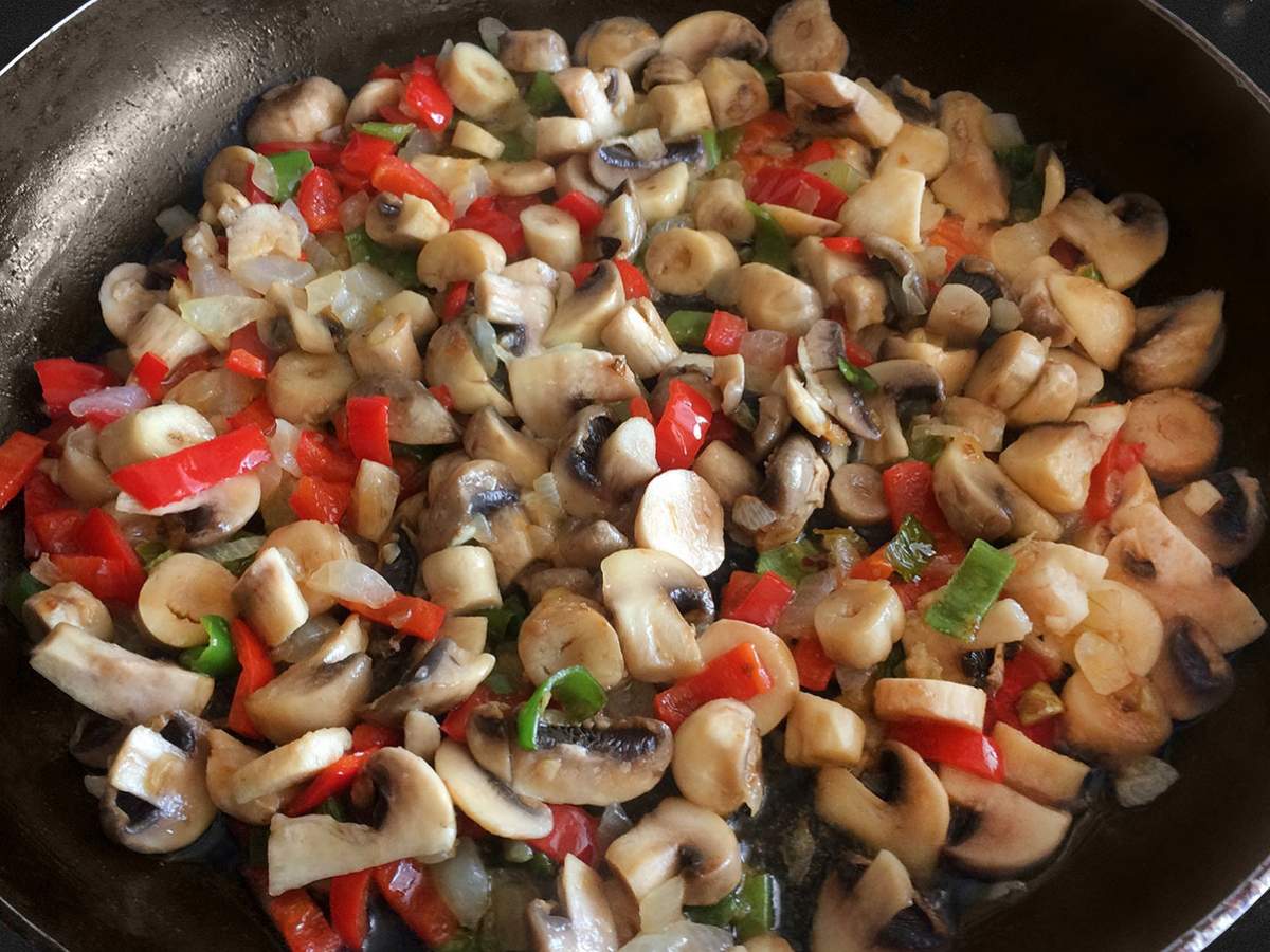 Biberli Mantar Kavurma tarifi