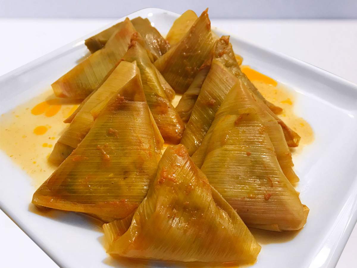 Bulgurlu Pırasa Dolması tarifi