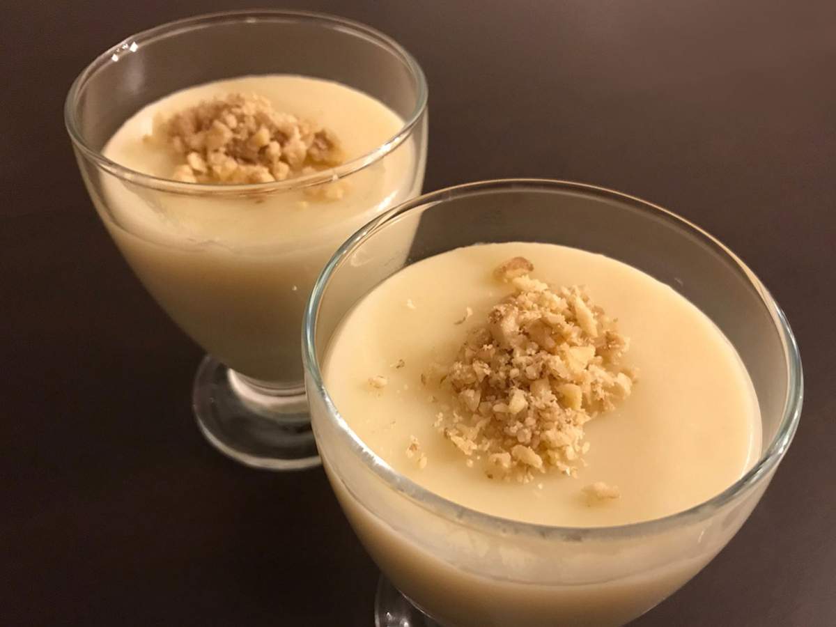 Cevizli Muhallebi tarifi