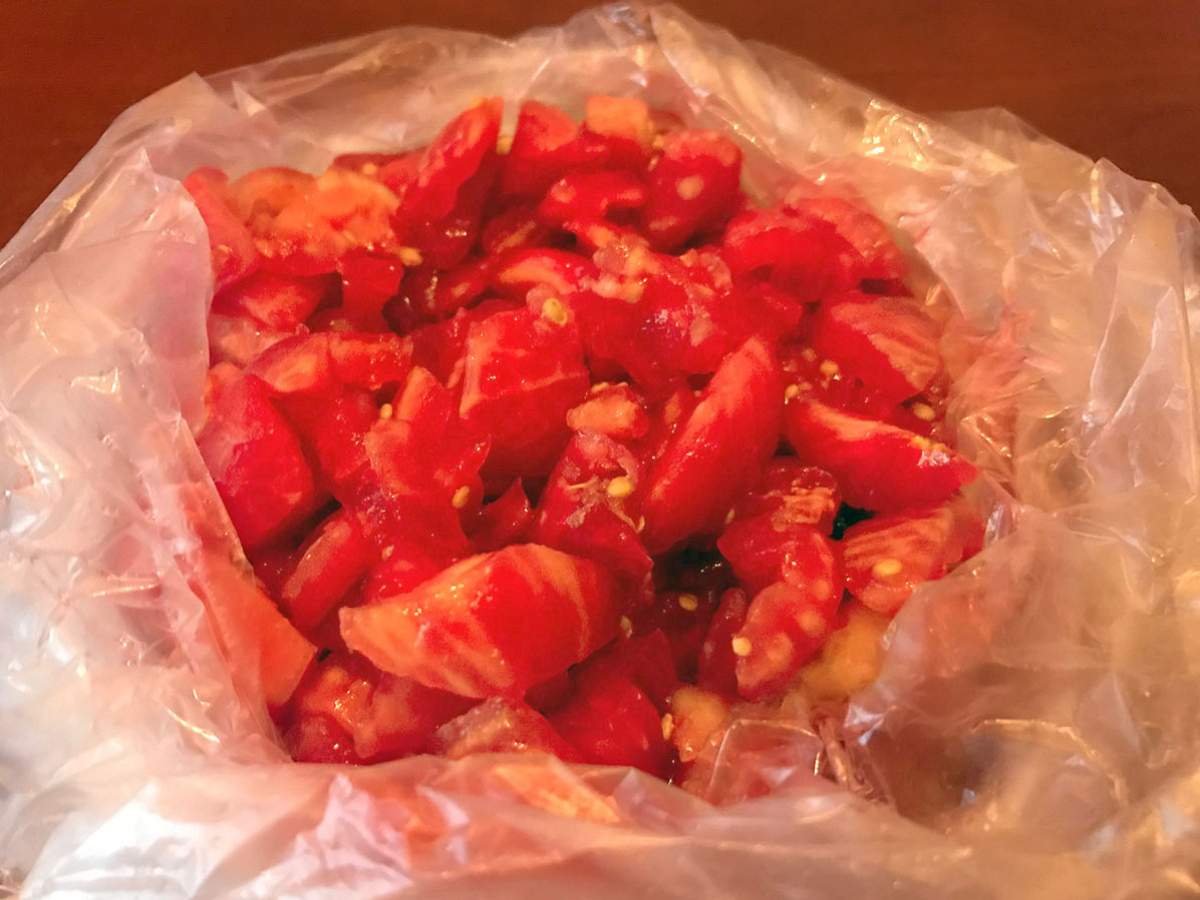 Çiğden Kışlık Domates tarifi