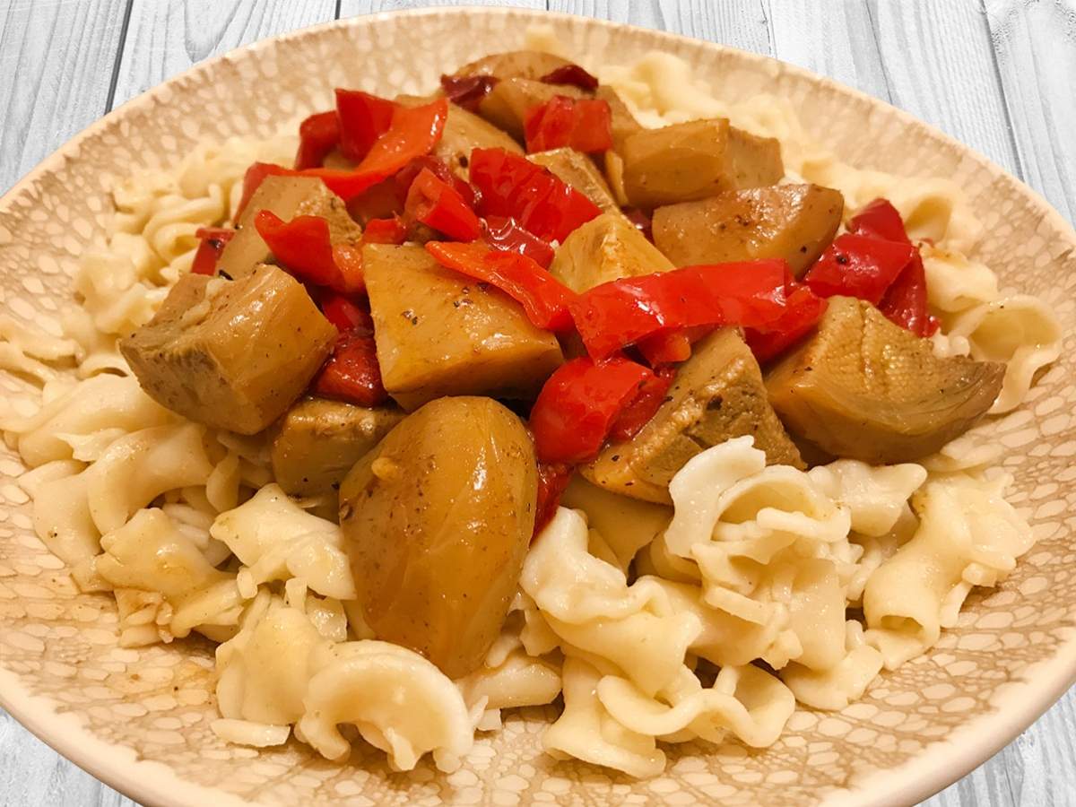 Enginarlı Makarna tarifi