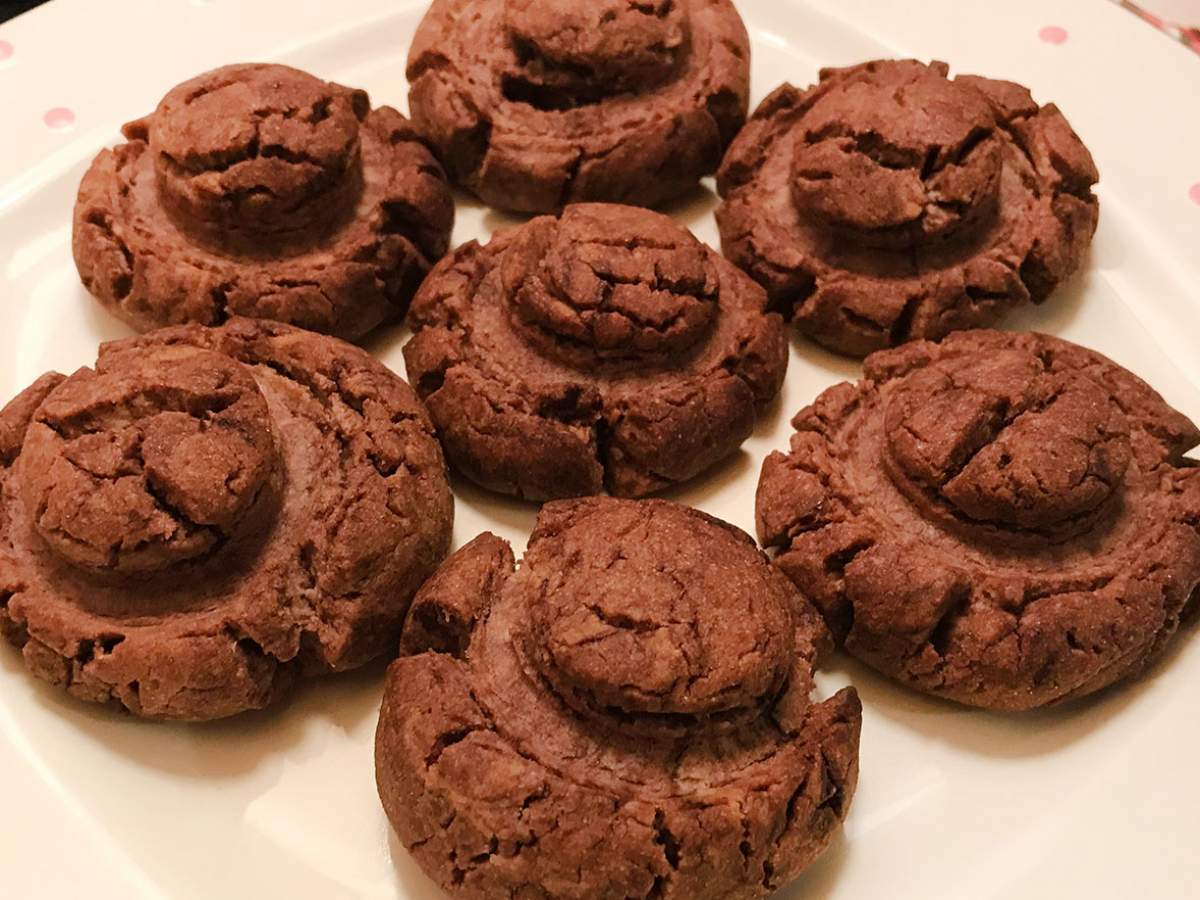 Kakaolu Mantar Kurabiye tarifi