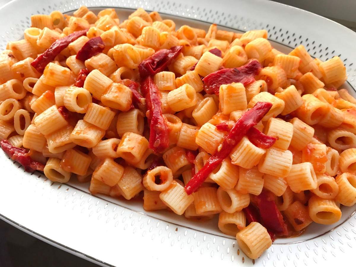 Kapya Biberli Makarna tarifi