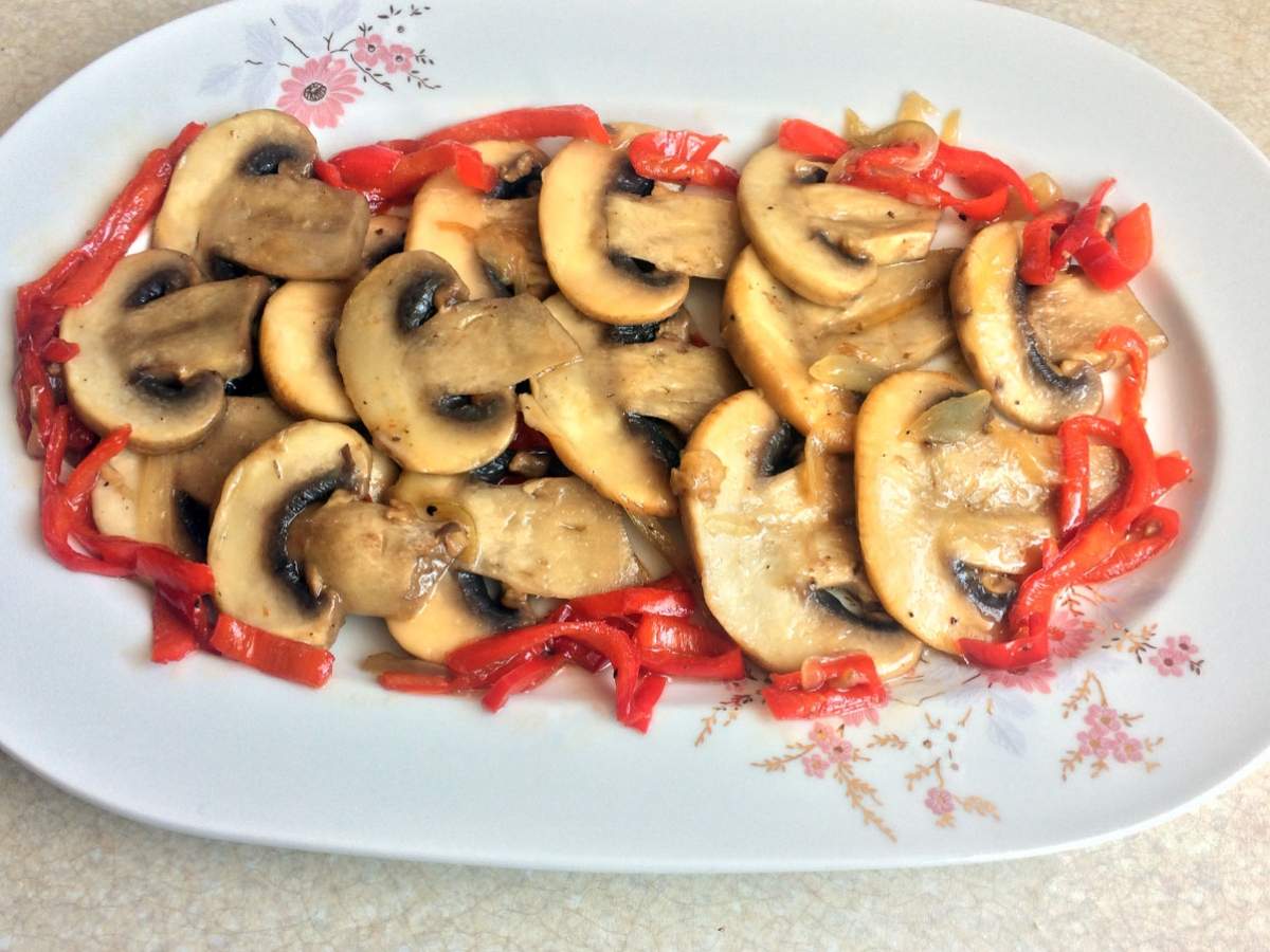 Kapya Biberli Mantar Kavurma tarifi