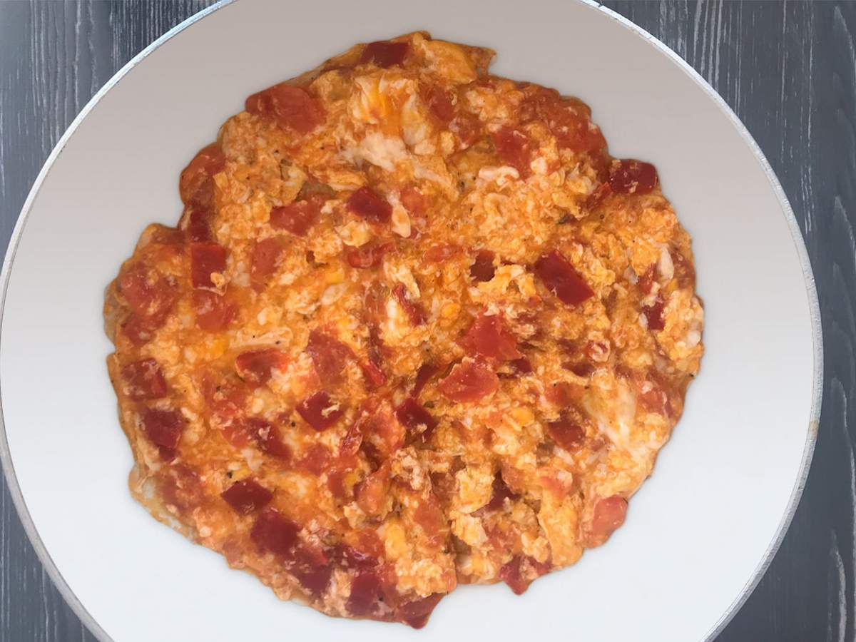 Kapya Biberli Menemen tarifi