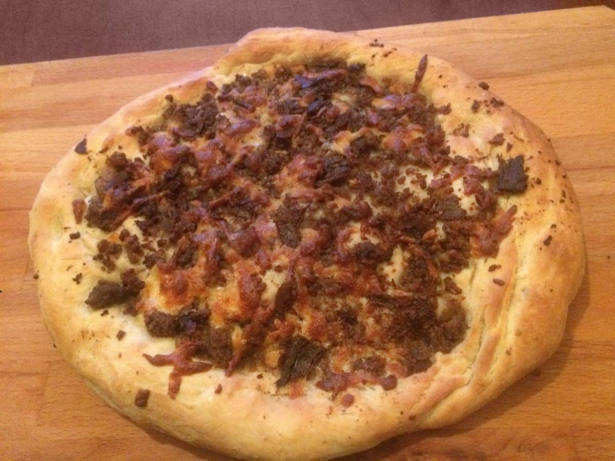 Kavurmalı Pide tarifi