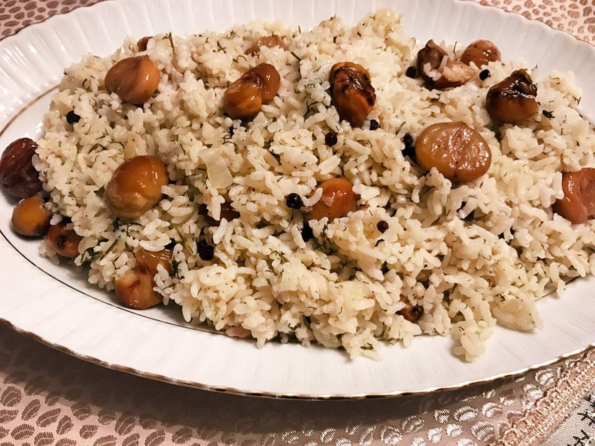 Kestaneli Pilav recipe