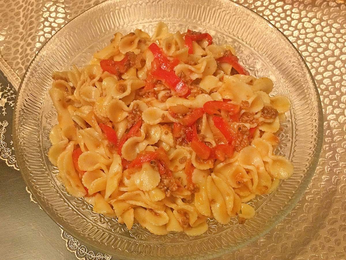 Kıymalı Fiyonk Makarna tarifi