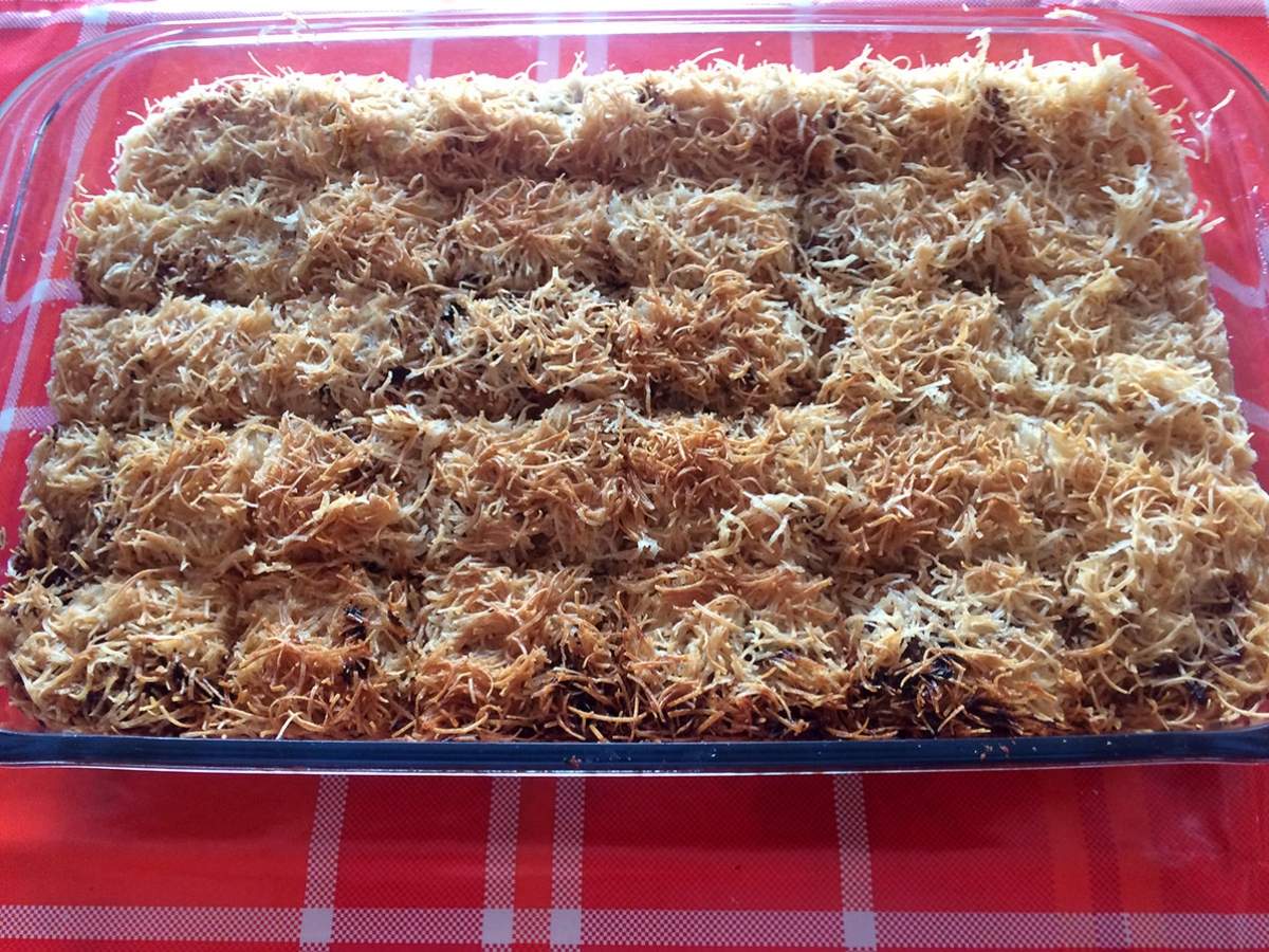 Kuru Üzümlü Tel Kadayıf tarifi