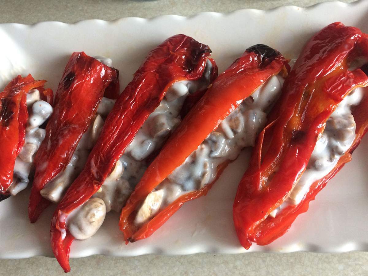 Mantar Dolgulu Kapya Biber tarifi