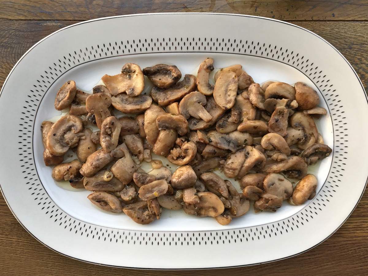 Mantar Kavurma tarifi