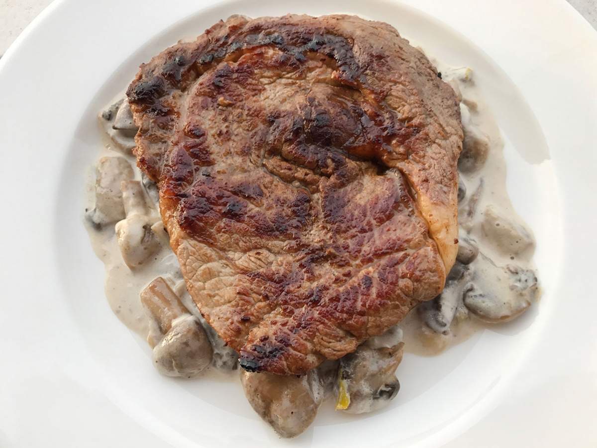 Mantarlı Biftek tarifi