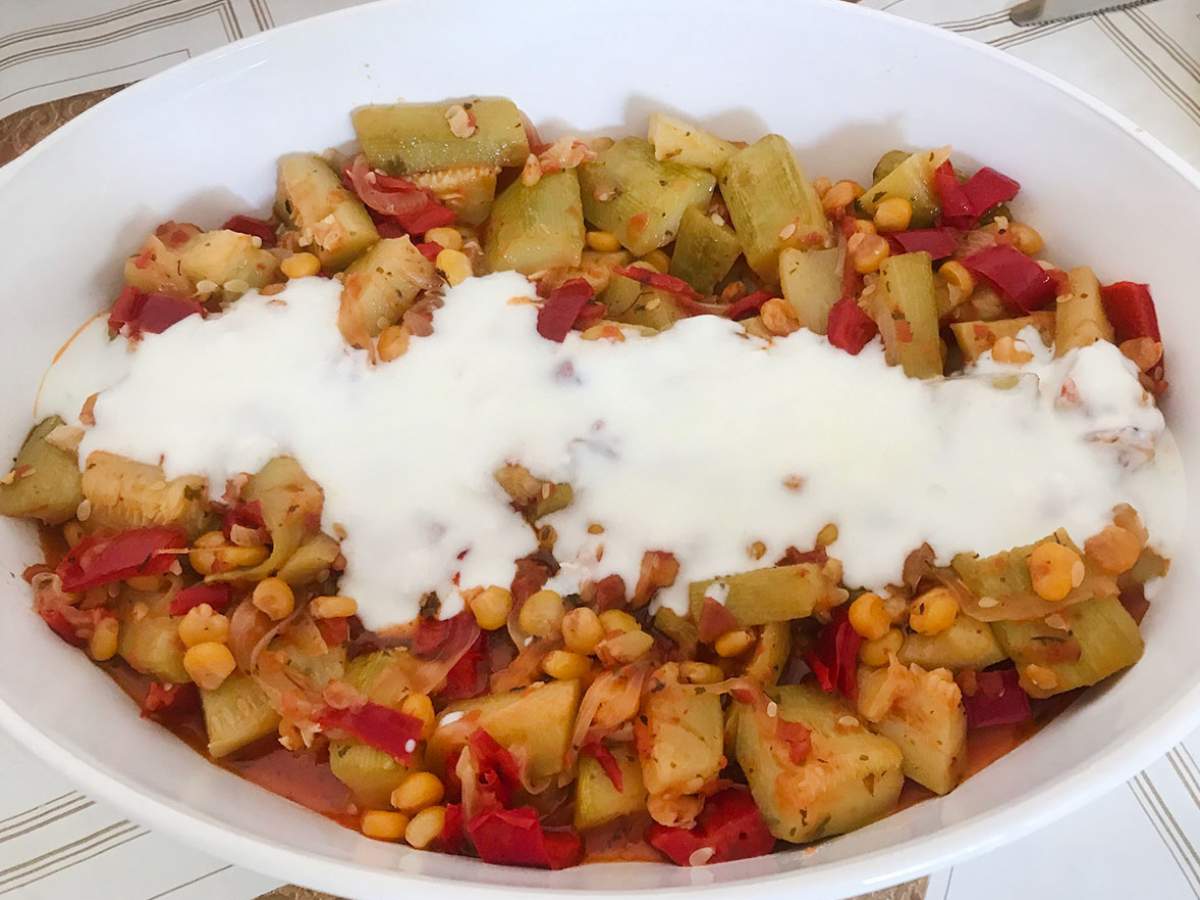 Mısırlı Kabak Yemeği tarifi