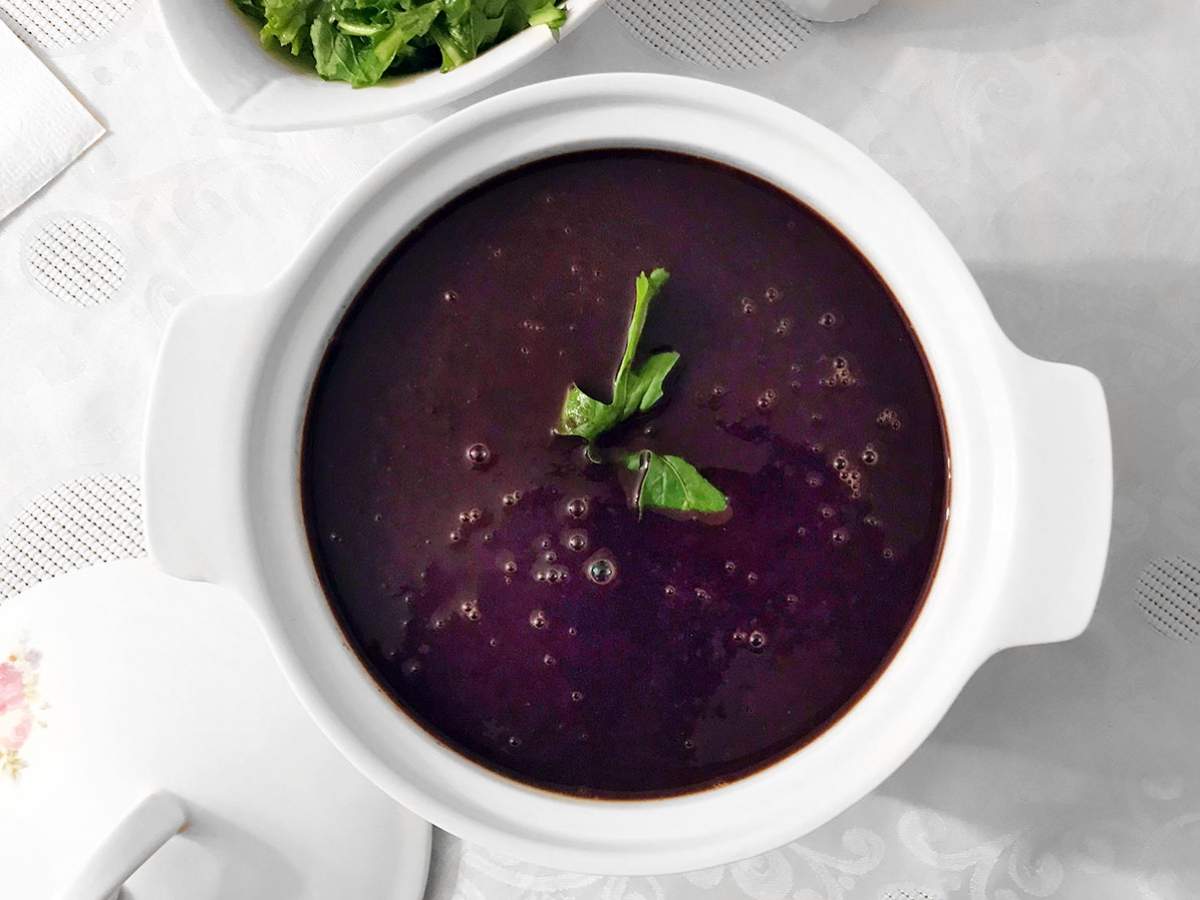 Mor Havuç Çorbası tarifi