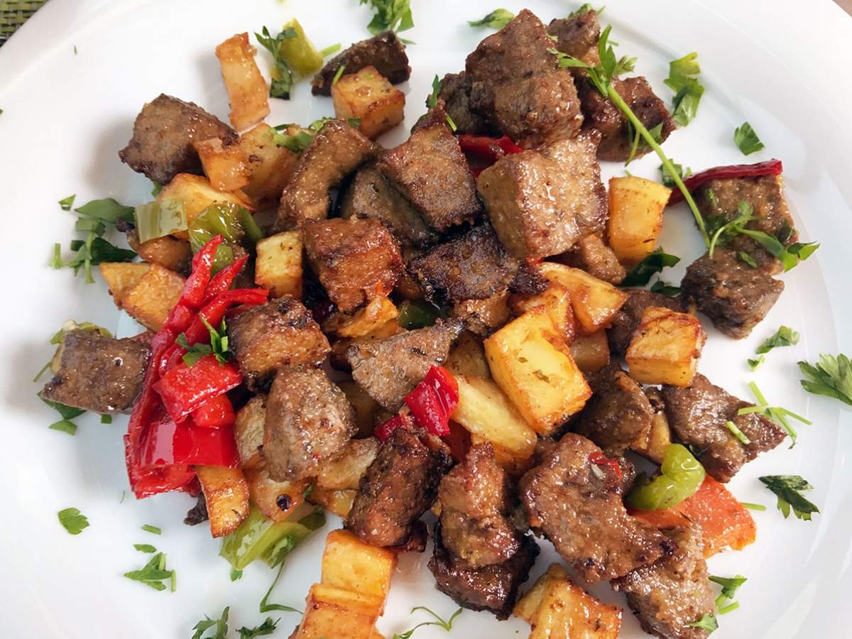 Patatesli Ciğer Kavurma tarifi