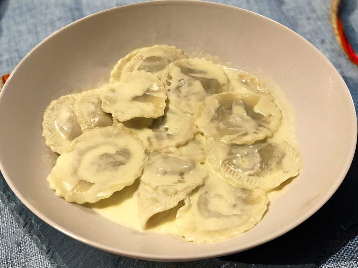 Patlıcanlı Ravioli tarifi