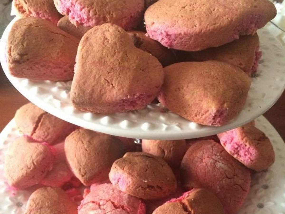 Pembe Kalp Kurabiye tarifi