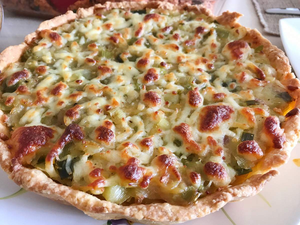 Pırasalı Patatesli Kiş tarifi