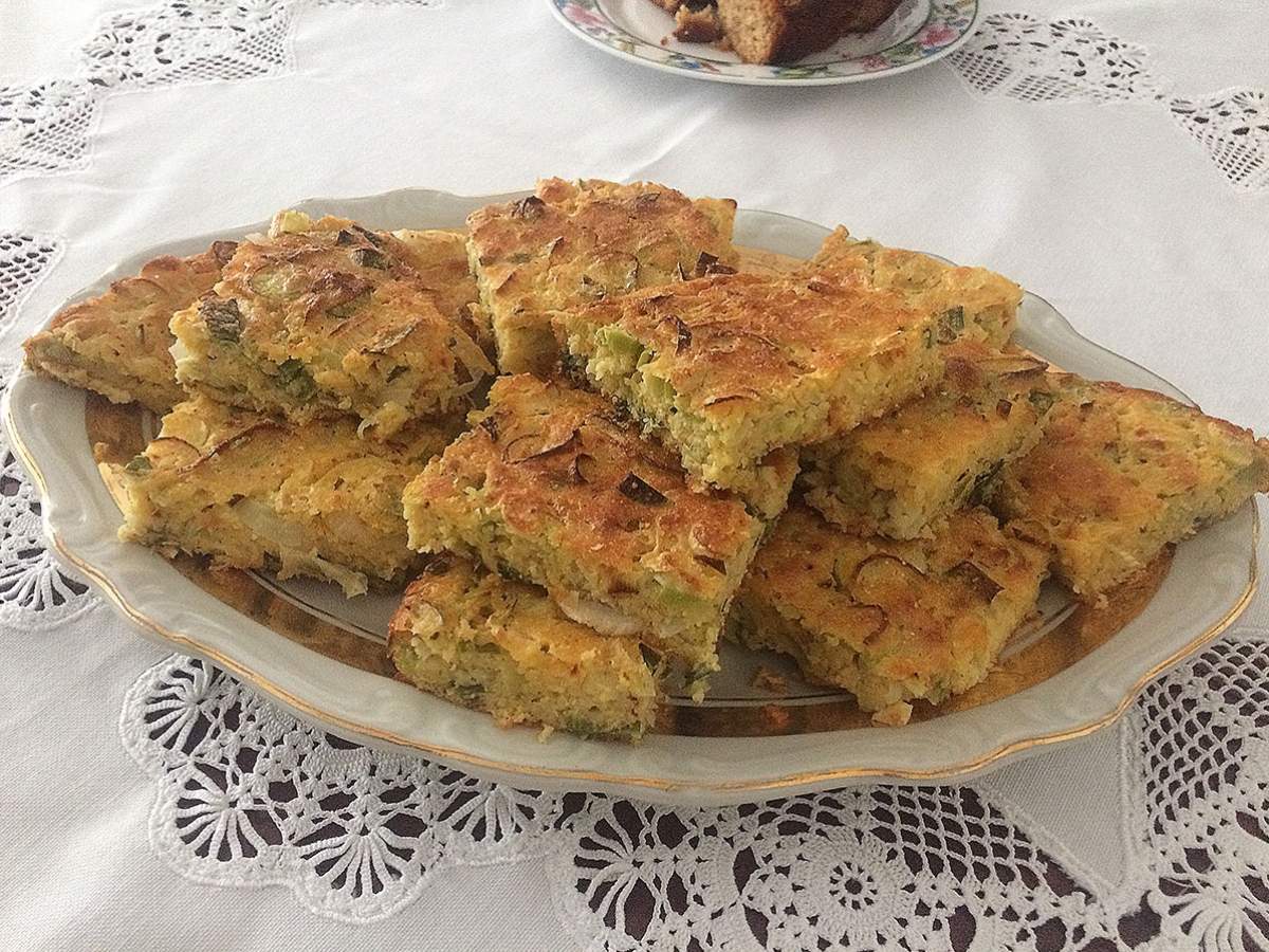 Savory Leek Cake recipe