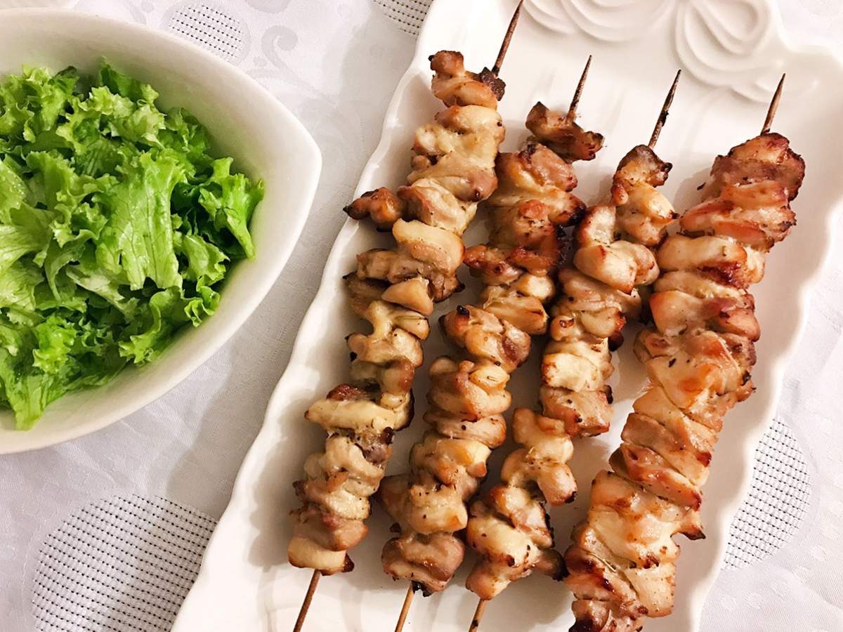 Portakal Soslu Tavuk Şiş tarifi