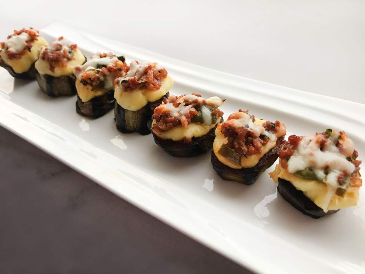 Püreli Patlıcan Oturtma tarifi