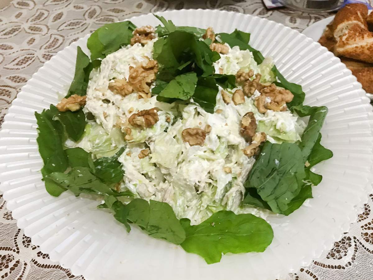 Tavuklu Göbek Salata tarifi