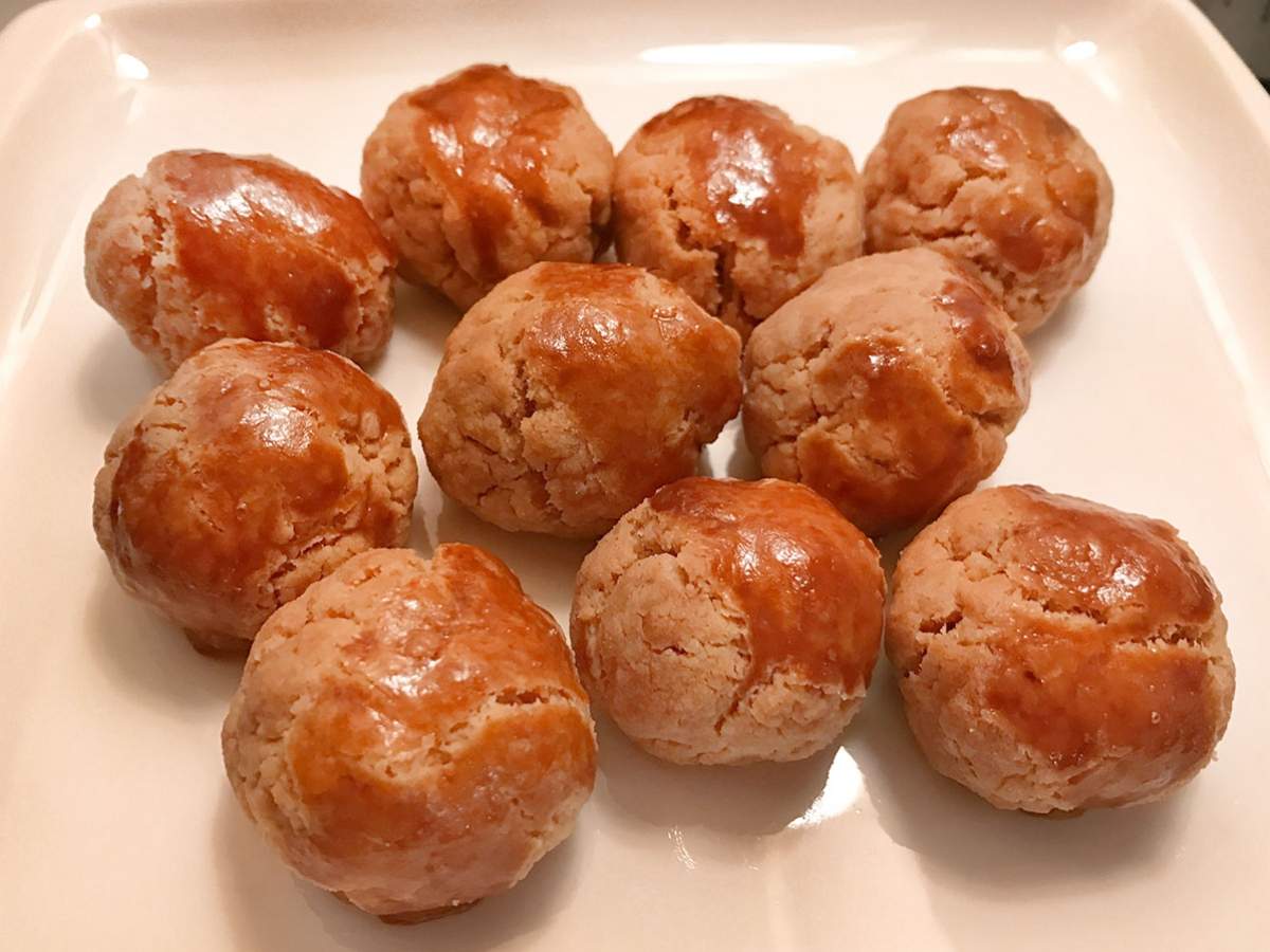 Tuzlu Top Kurabiye recipe