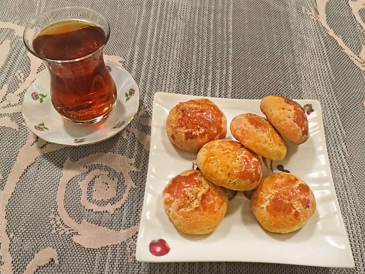 Olive-Filled Fluffy Poğaça (Turkish Soft Rolls) recipe