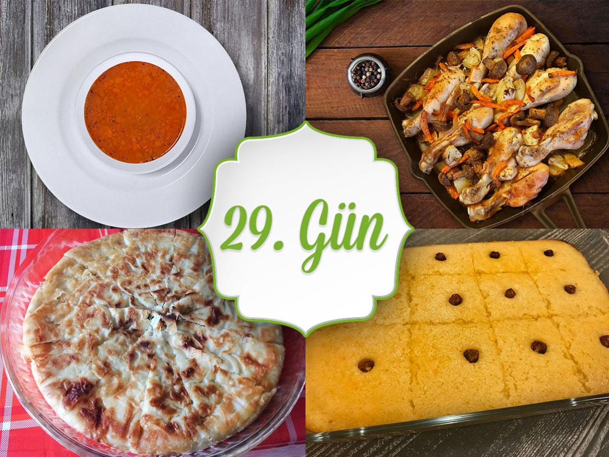 29. Gün İftar Menüsü