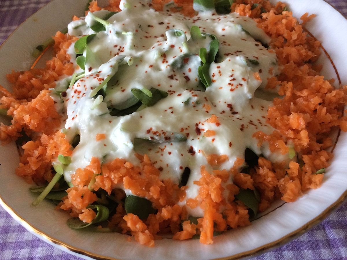 Havuçlu Semizotu Salatası tarifi görseli
